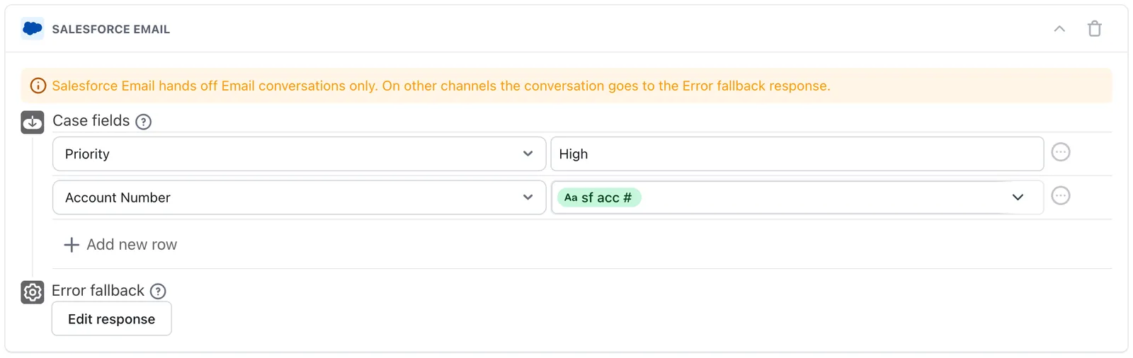 Salesforce Email block with Case fields and Error fallback