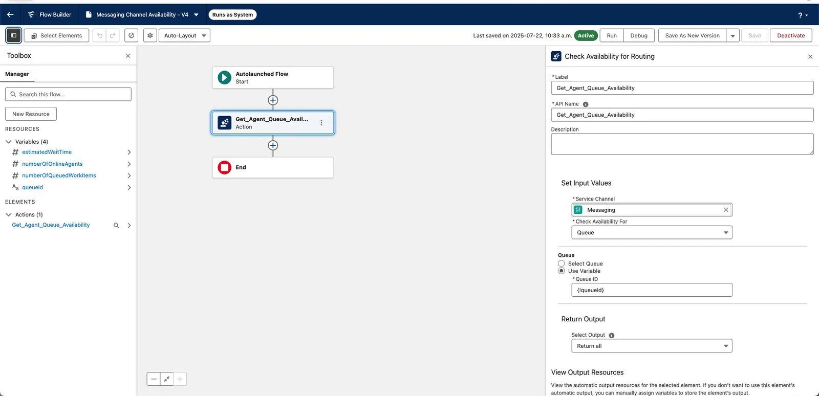 Check Availability for Routing