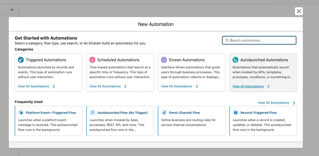 New Process Automation