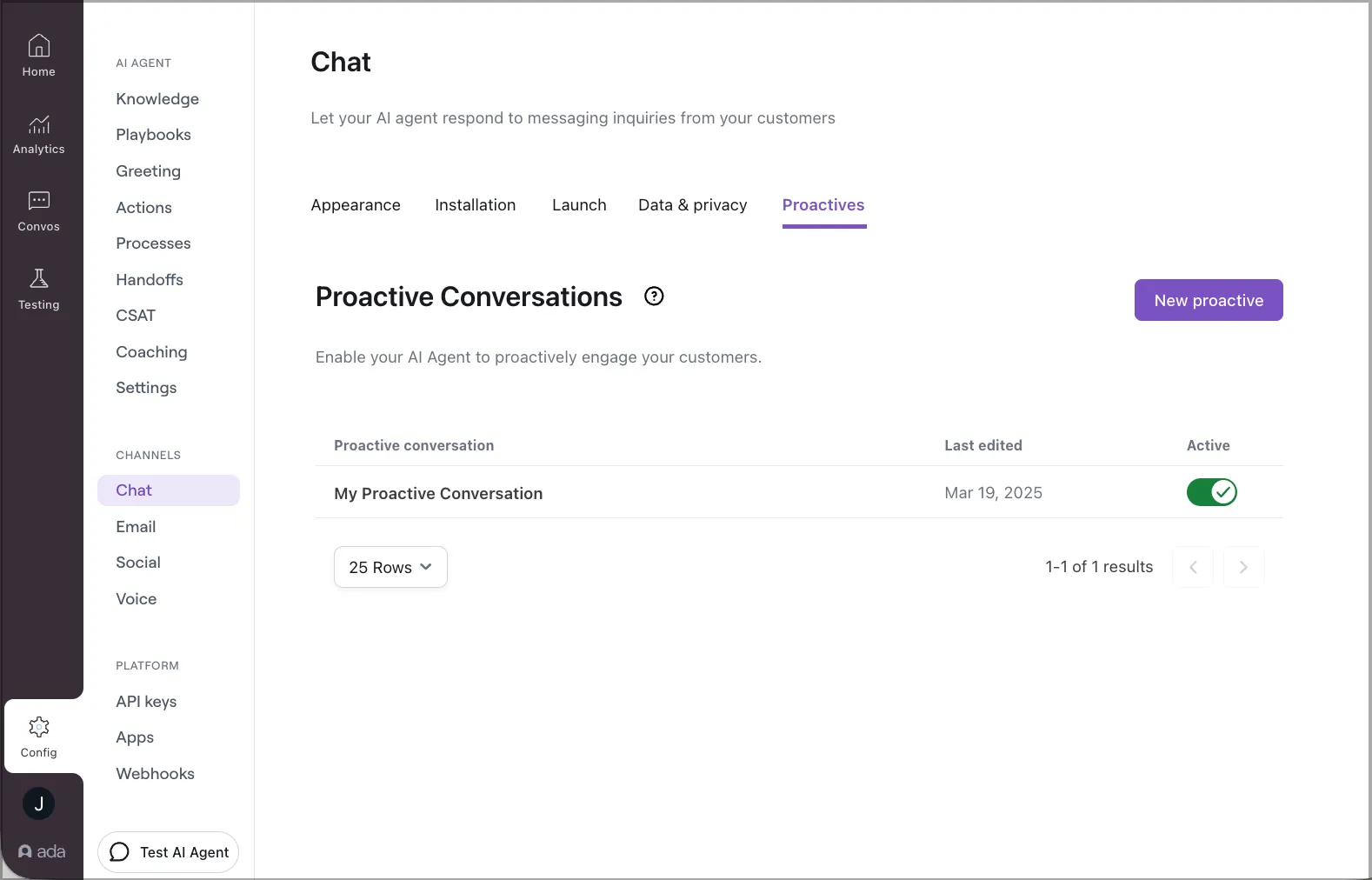 Proactive Outreach