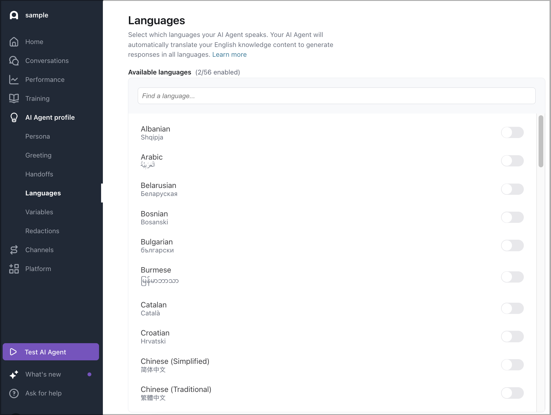 Languages